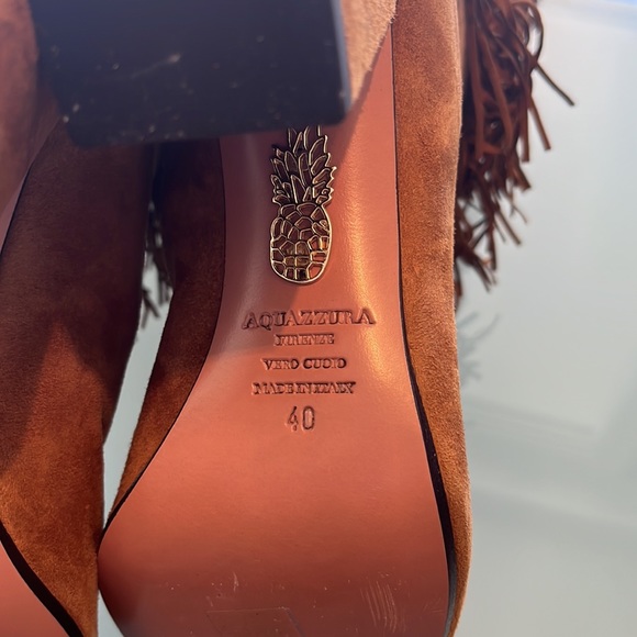 Woman’s aquazzura boots, brown size 40 - Picture 5 of 7